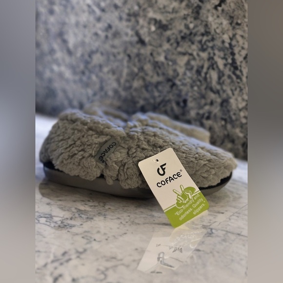 COFACE Womens Slippers Fuzzy Memory Foam Soft Plush Sherpa Fleece Lining Slipper - Picture 8 of 8